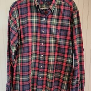 Ralph Lauren Men's Multicolor Plaid Button Down Shirt